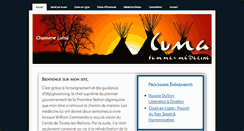 Desktop Screenshot of chamaneluma.com