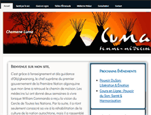 Tablet Screenshot of chamaneluma.com